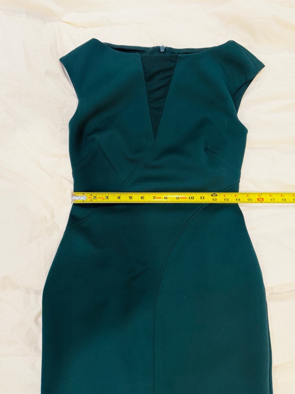Vince Camuto Green Sleeveless Midi Sheath Dress/ Size 4/Like New - Picture 11 of 13
